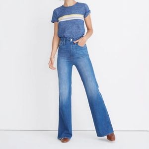 NWT Madewell 11" High-Rise Flare